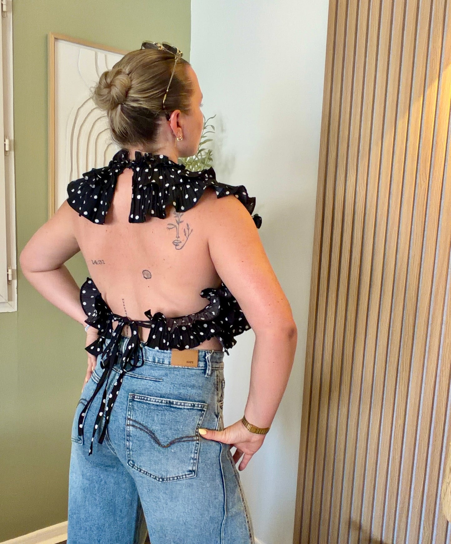 Top à pois / JUSTINE